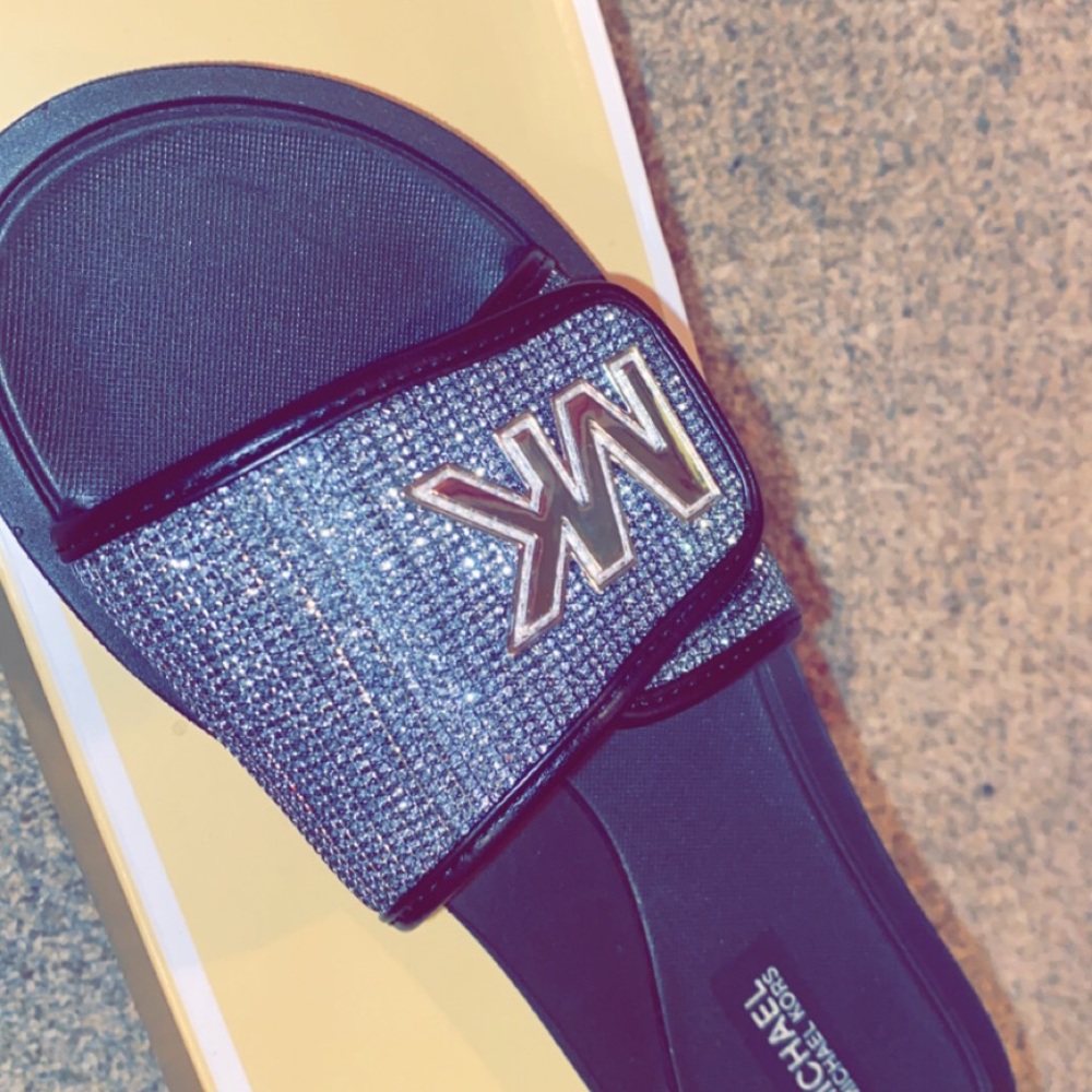 Michael Kors (MK) Glitter Slides